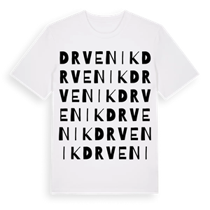 Drvenik ordlek t-shirt – ekologisk bomull t-shirt från Pinshirt