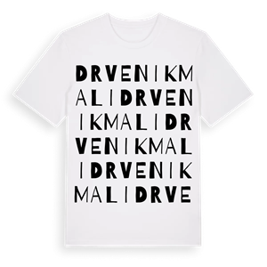 Drvenik Mali ordlek t-shirt – ekologisk bomull t-shirt från Pinshirt