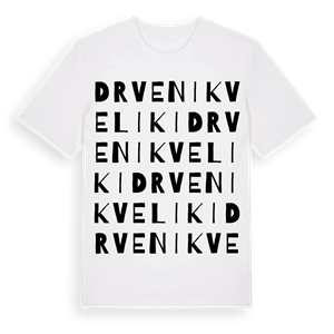 Drvenik Veliki ordlek t-shirt – ekologisk bomull t-shirt från Pinshirt