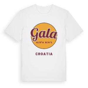 Gala cirkel t-shirt – ekologisk bomull t-shirt från Pinshirt