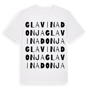 Glavina Donja ordlek t-shirt – ekologisk bomull t-shirt från Pinshirt