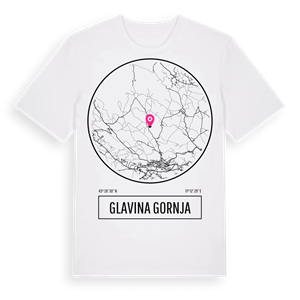 Glavina Gornja t-shirt – ekologisk bomull t-shirt från Pinshirt