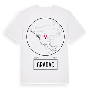 Gradac t-shirt – ekologisk bomull t-shirt från Pinshirt