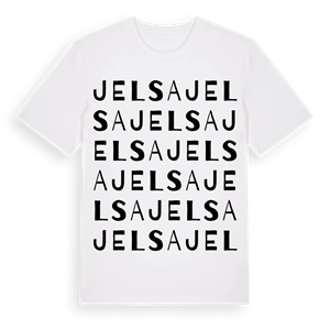 Jelsa ordlek t-shirt – ekologisk bomull t-shirt från Pinshirt
