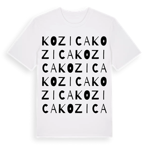 Kozica ordlek t-shirt – ekologisk bomull t-shirt från Pinshirt