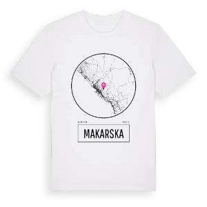 Makarska t-shirt – ekologisk bomull t-shirt från Pinshirt