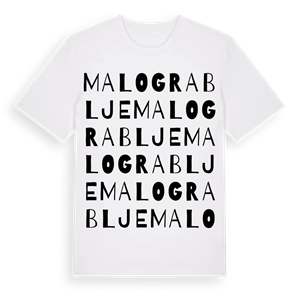 Malo Grablje ordlek t-shirt – ekologisk bomull t-shirt från Pinshirt