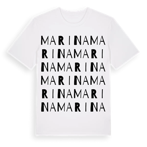 Marina ordlek t-shirt – ekologisk bomull t-shirt från Pinshirt