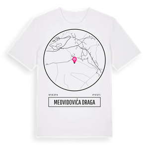 Medvidovića Draga t-shirt – ekologisk bomull t-shirt från Pinshirt