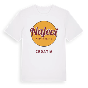 Najevi cirkel t-shirt – ekologisk bomull t-shirt från Pinshirt