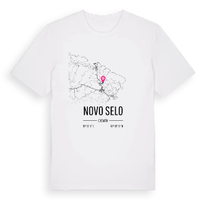 Novo Selo karta t-shirt – ekologisk bomull t-shirt från Pinshirt