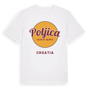 Poljica cirkel t-shirt – ekologisk bomull t-shirt från Pinshirt