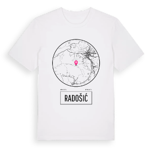 Radošić t-shirt – ekologisk bomull t-shirt från Pinshirt
