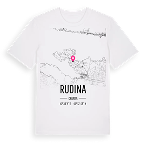 Rudina karta t-shirt – ekologisk bomull t-shirt från Pinshirt