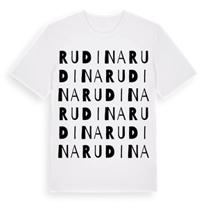 Rudina ordlek t-shirt – ekologisk bomull t-shirt från Pinshirt