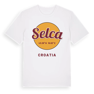 Selca cirkel t-shirt – ekologisk bomull t-shirt från Pinshirt
