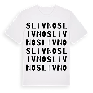 Slivno ordlek t-shirt – ekologisk bomull t-shirt från Pinshirt