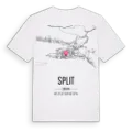 Split karta t-shirt