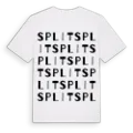Split ordlek t-shirt