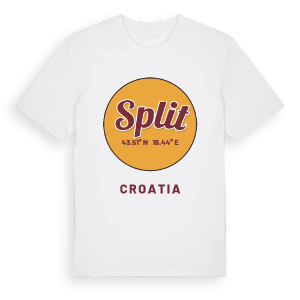 Split cirkel t-shirt – ekologisk bomull t-shirt från Pinshirt