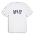 Split college t-shirt