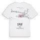 Split karta t-shirt