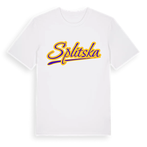 Splitska baseball t-shirt – ekologisk bomull t-shirt från Pinshirt