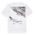 Splitsko-dalmatinska županija karta t-shirt