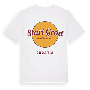 Stari Grad cirkel t-shirt – ekologisk bomull t-shirt från Pinshirt