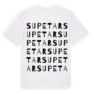Supetar ordlek t-shirt – ekologisk bomull t-shirt från Pinshirt