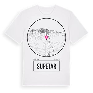 Supetar t-shirt – ekologisk bomull t-shirt från Pinshirt