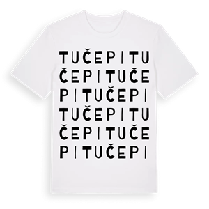 Tučepi ordlek t-shirt – ekologisk bomull t-shirt från Pinshirt