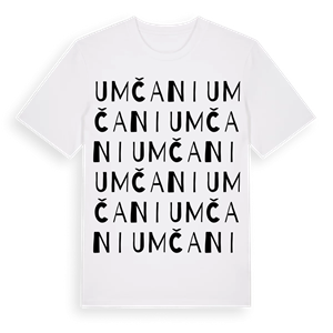Umčani ordlek t-shirt – ekologisk bomull t-shirt från Pinshirt