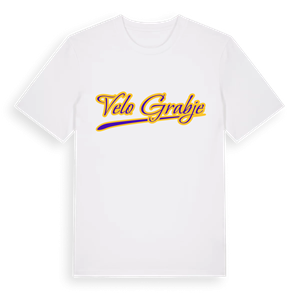 Velo Grabje baseball t-shirt – ekologisk bomull t-shirt från Pinshirt
