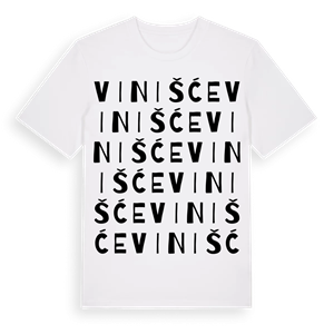Vinišće ordlek t-shirt – ekologisk bomull t-shirt från Pinshirt