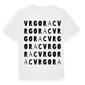 Vrgorac ordlek t-shirt – ekologisk bomull t-shirt från Pinshirt