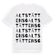 Altstätten SG ordlek t-shirt