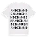 Amden ordlek t-shirt