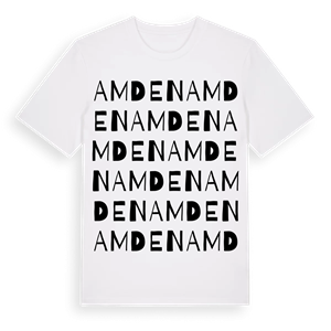 Amden ordlek t-shirt – ekologisk bomull t-shirt från Pinshirt