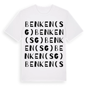 Benken (SG) ordlek t-shirt – ekologisk bomull t-shirt från Pinshirt
