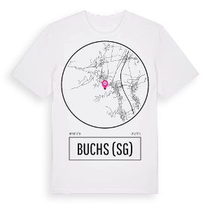 Buchs (SG) t-shirt – ekologisk bomull t-shirt från Pinshirt