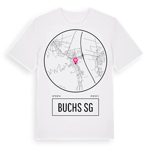 Buchs SG t-shirt – ekologisk bomull t-shirt från Pinshirt