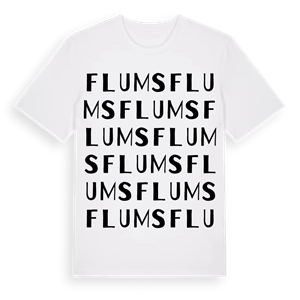 Flums ordlek t-shirt – ekologisk bomull t-shirt från Pinshirt