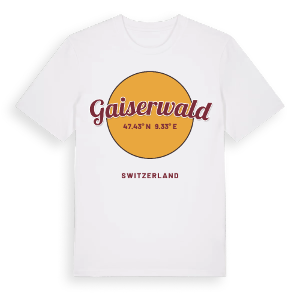 Gaiserwald cirkel t-shirt – ekologisk bomull t-shirt från Pinshirt