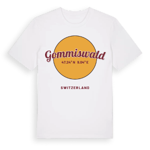 Gommiswald cirkel t-shirt – ekologisk bomull t-shirt från Pinshirt