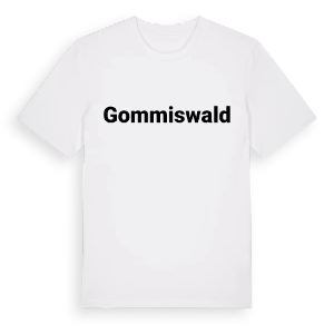 Gommiswald fetstil t-shirt – ekologisk bomull t-shirt från Pinshirt