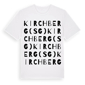 Kirchberg (SG) ordlek t-shirt – ekologisk bomull t-shirt från Pinshirt