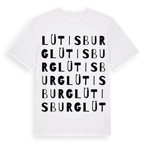 Lütisburg ordlek t-shirt – ekologisk bomull t-shirt från Pinshirt