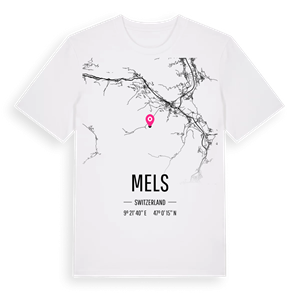Mels karta t-shirt – ekologisk bomull t-shirt från Pinshirt