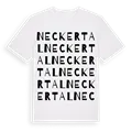 Neckertal ordlek t-shirt